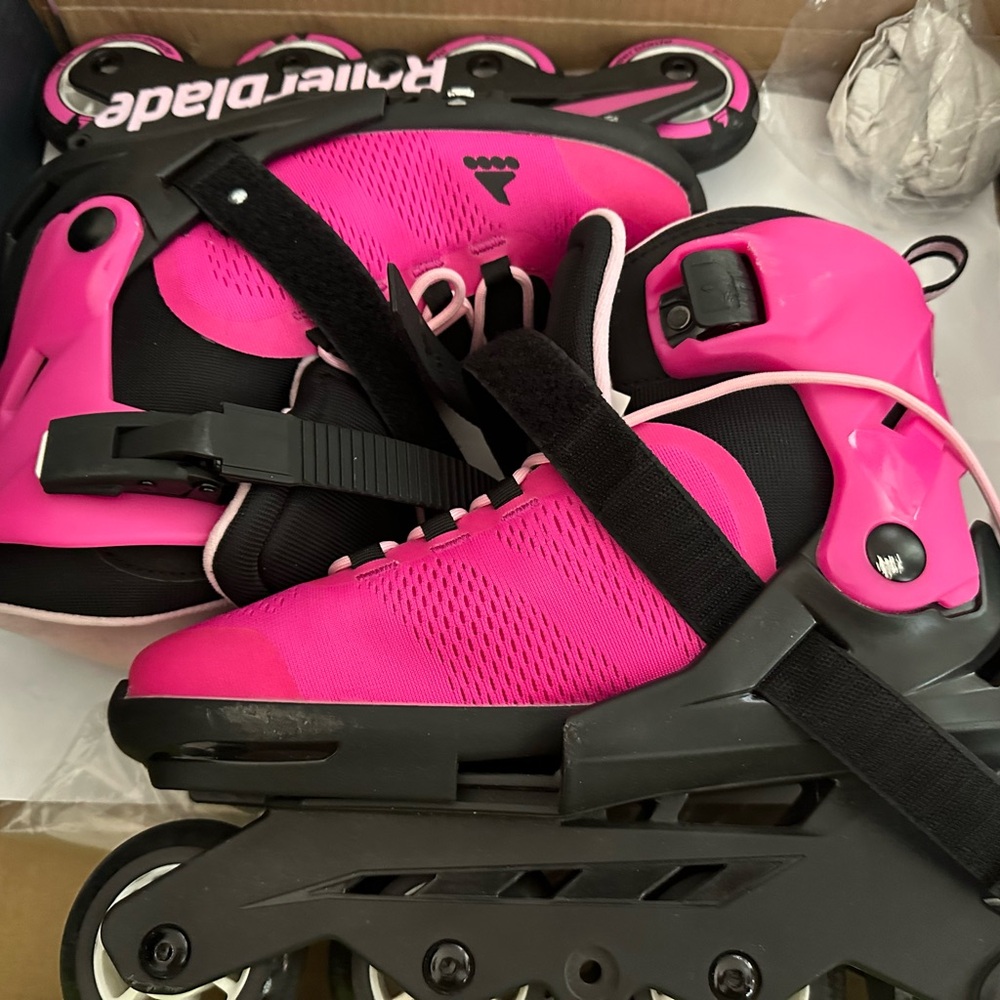 Rollerblade Pink and Black kids Inline Skates